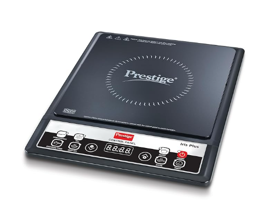 Prestige Iris Plus 1600 Watts Induction Cooktop | 4KV Surge Protection  image 1