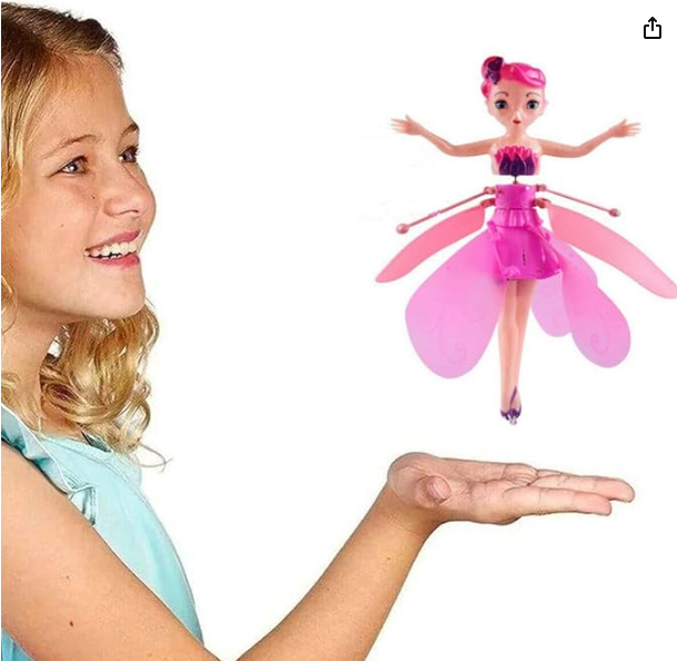 ODXO Magic Flying Fairy Princess Doll, Sky Dancer Flying Butterfly Elf image 3