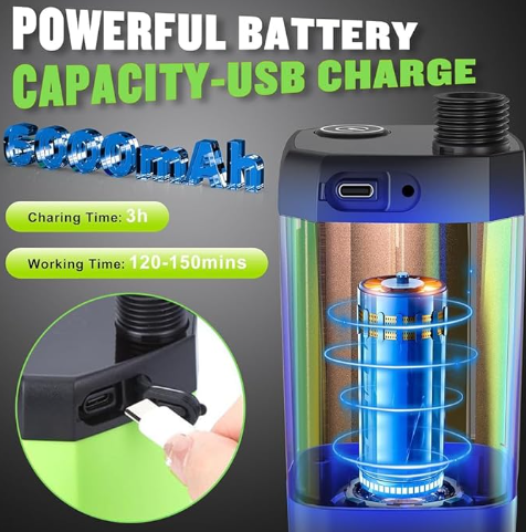  Portable Shower for Camping with LCD Temperature Display image 3