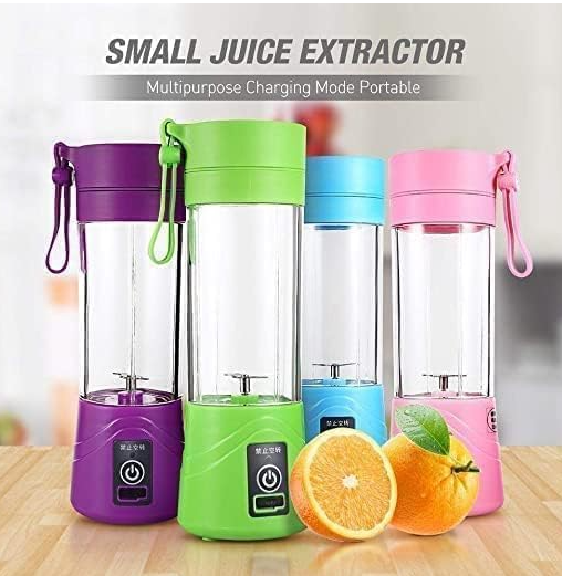 Portable 6-Blade Juicer Blender with Built-In Jar Juice Mixer Bottle image 4