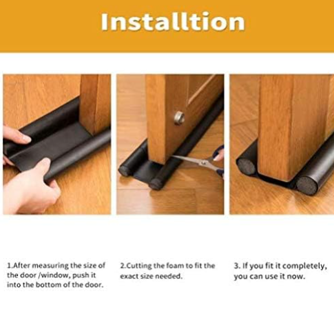PVC Door Guard Gap Filler for Door Bottom Seal Strip image 2