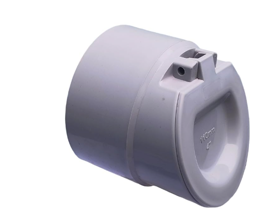 PVC Drain Backflow Valve, Anti Rats Cockroaches, Snakes Backflow Strainer [Drain Cap/Drain Cover/Hose Non Return Water Valve for PVC pipe (110mm (4 inch))
