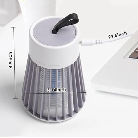 Mosquito Killer Machine, Electric Bug Zapper USB Powered LED Mosquito Lamp for Home, UV Light Insect Killer Indoor/Outdoor, Chemical-Free Mosquito Trap with Night Lamp image 2